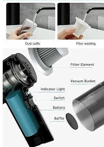 3 In 1 Car Mini Vacuum Cleaner With Blower™